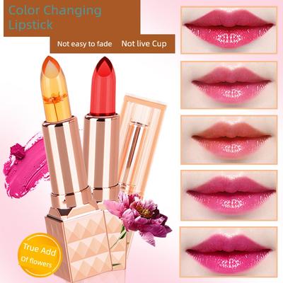 Color-Changing Jelly Lipstick That Doesn'T Fade Easily, Doesn'T Stick To the Cup, Moisturizing and Long-Lasting, the Same Style As the Internet