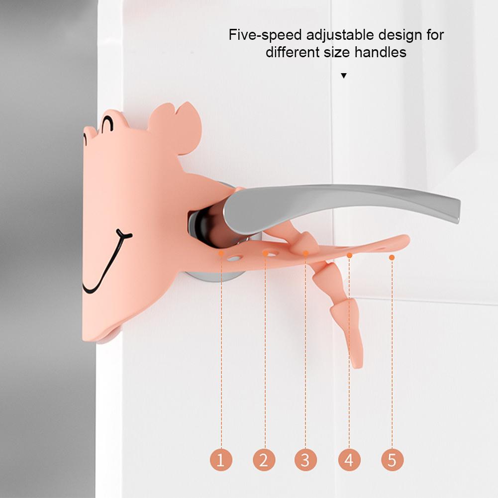 Dveřní zavírací tlumič Tichý zámek Objímka Dveře ložnice Volné Ne pevně připevněné Dveřní klip Podložka Místnost Pro zabránění foukání větru Dveřní hluk Podložka