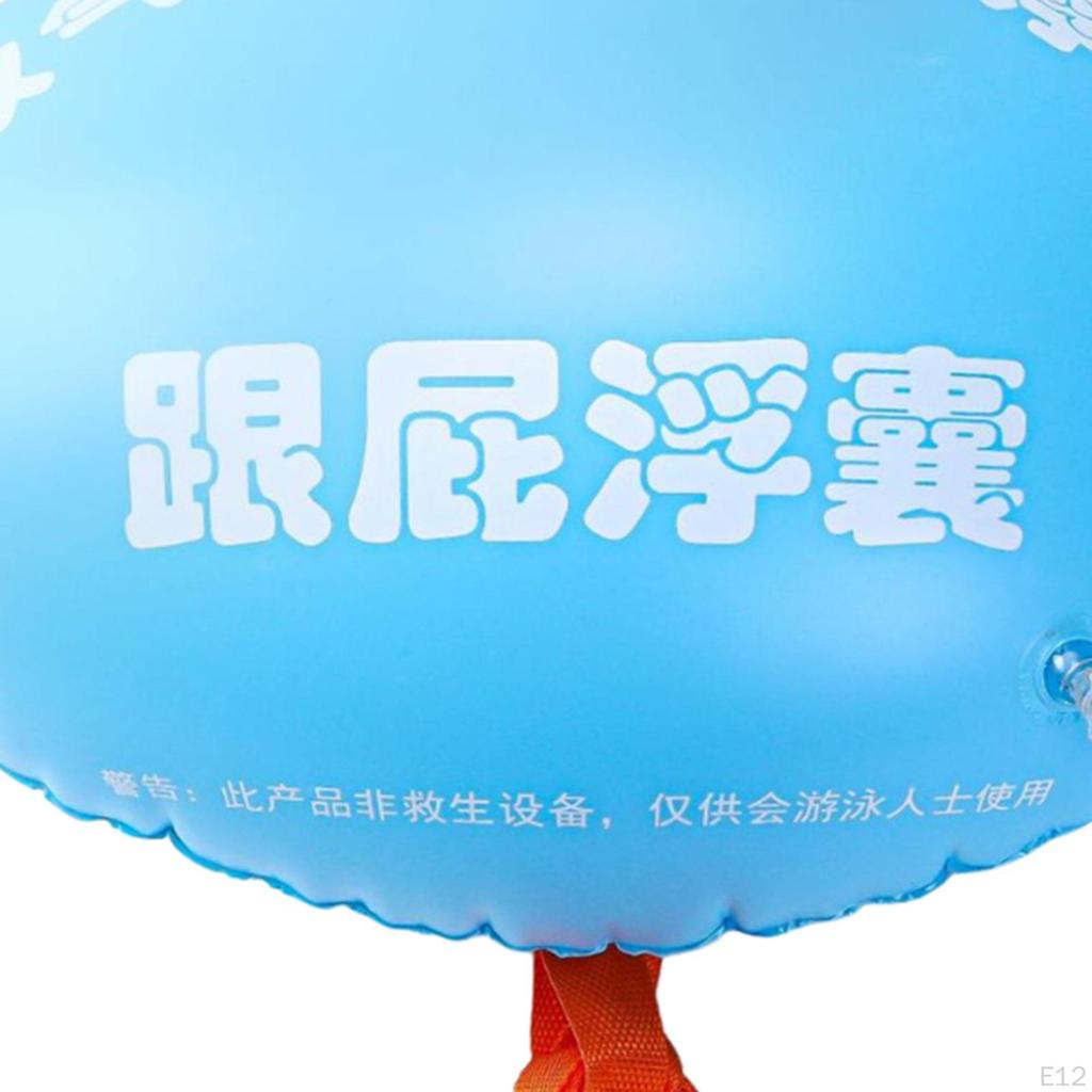 Swim Buoy for Open Water Swimming Belt Bubble Float with Adjustable Waist