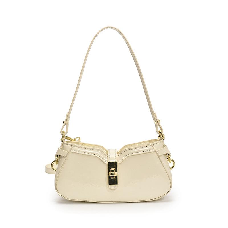 Niche Texture Underarm Bag Women's Bag New Simple Shoulder Small Square Bag Versatile Messenger Bag Baguette Bag