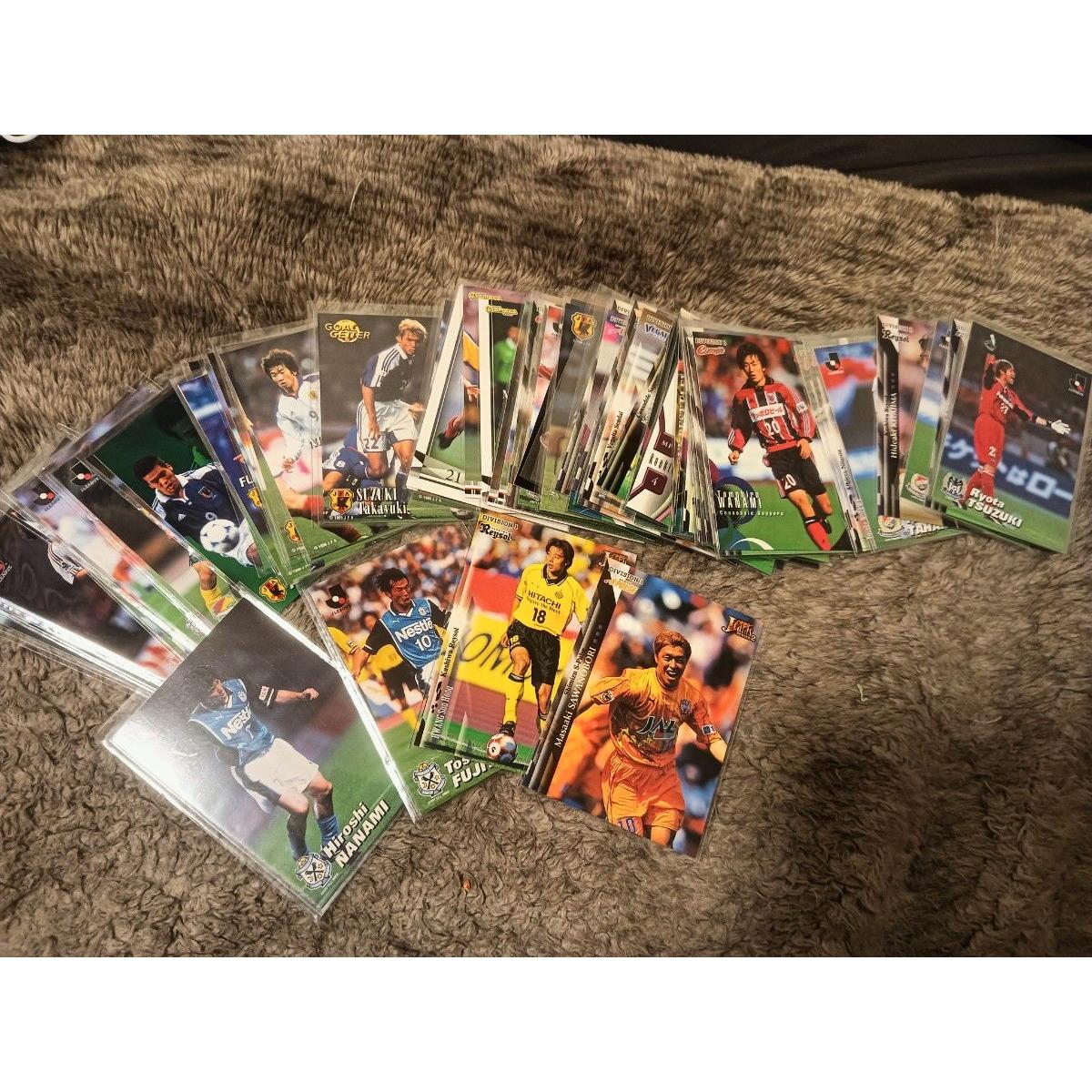 Used Japan National Team + J League Soccer Cards Bulk Sale