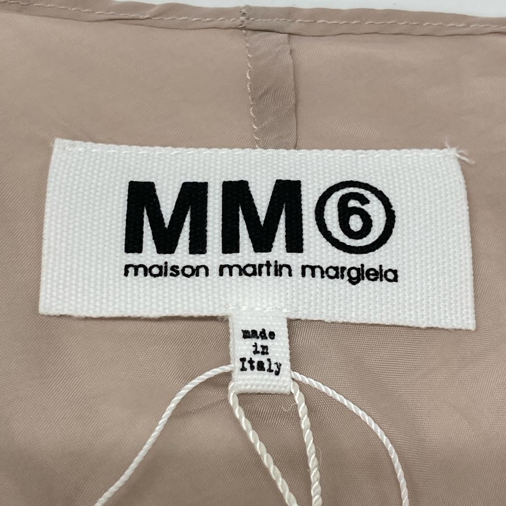 MM6 12Stainless Steel S32CT0363 Backless Cupra One Piece Dress Dress 40 beigeUsed