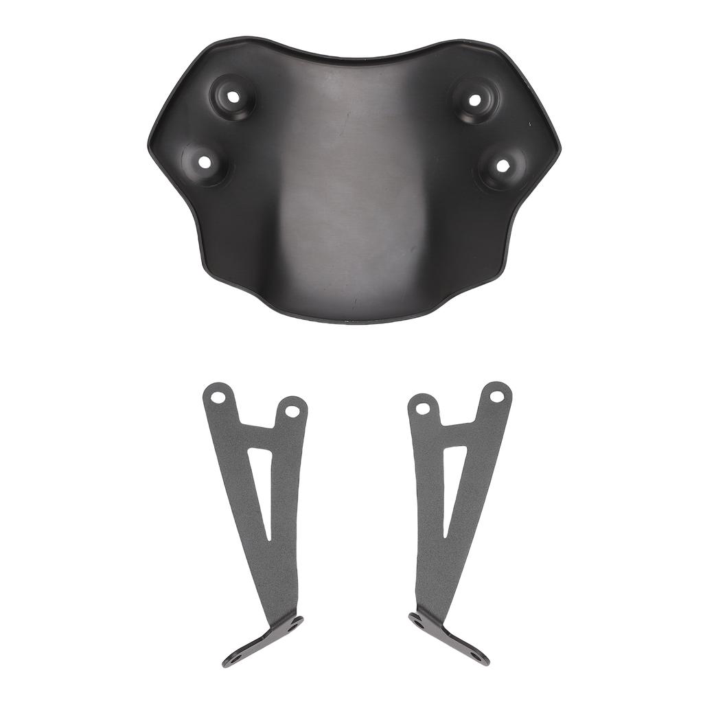 Motorcycle Windscreen High Strength Aluminum Alloy Motorcycle Wind Protection Front Flyscreen Replacement for Scrambler