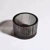 Transparent Fine-Textured Glass Candle Holder - Aroma Cup for Home Decoration