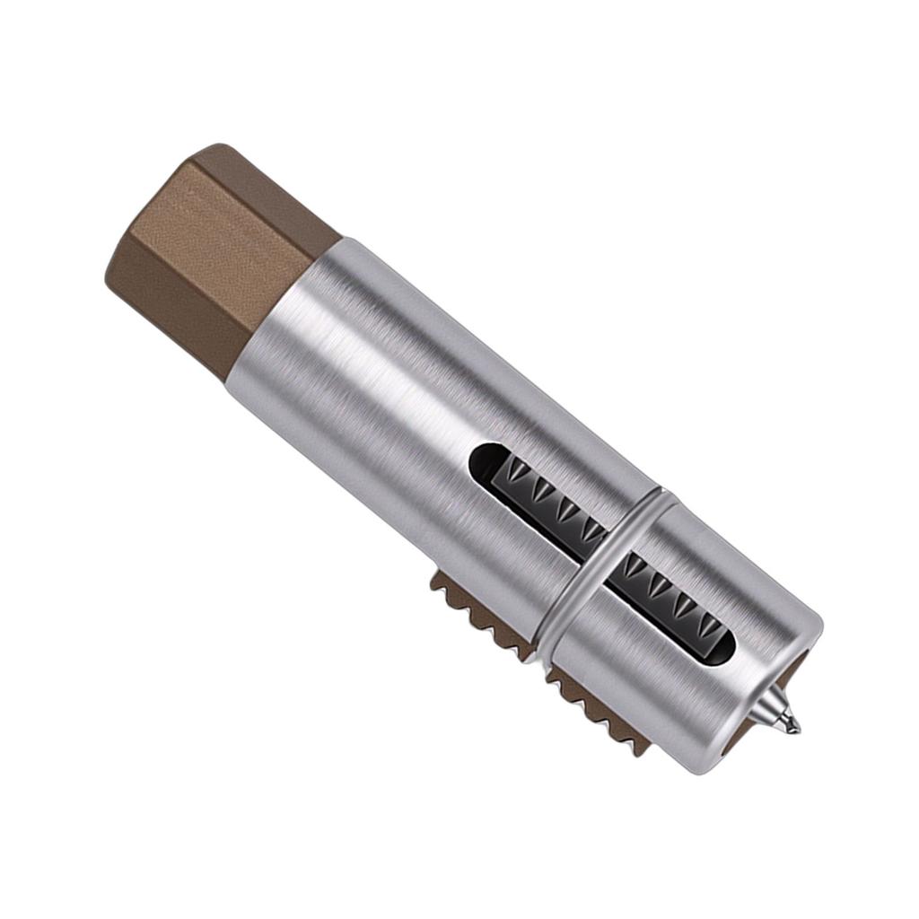 Pipe Thread Extractor 12mm High Strength 45# Steel Dual Diameter Spiral Design with Hex Wrench for Faucet Valve Repair