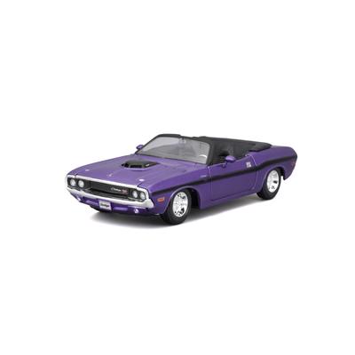 Maisto Scale Dodge Challenger 1970 Convertible Purple Diecast Model Finished 31264 1/24 / Car, Product,