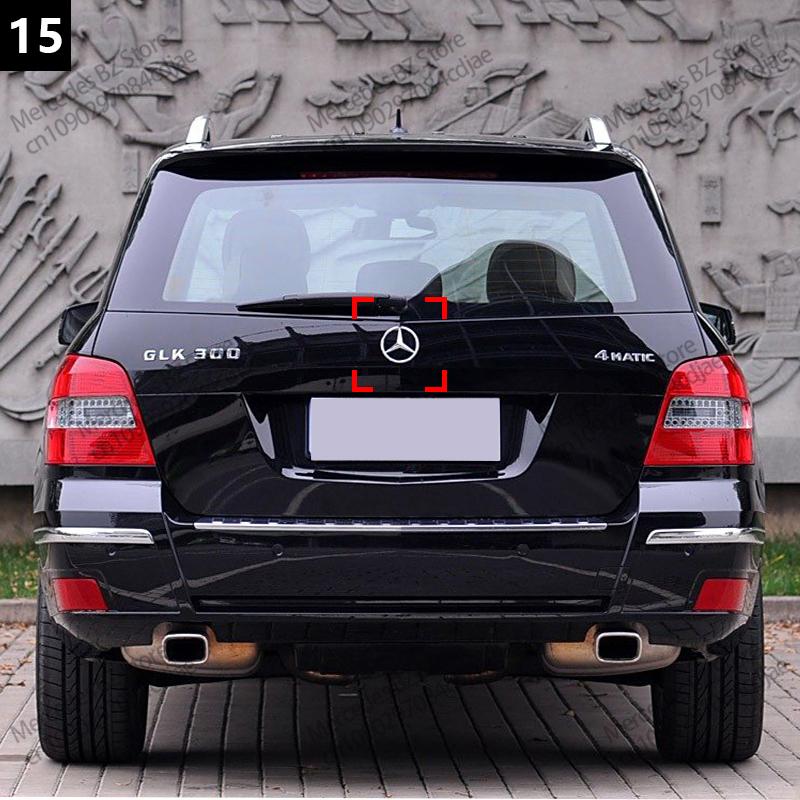 3d ABS Black Rear Trunk Star Logo For Mercedes Benz W203 W204 W205 W212 W213 W176 W177 W246 X156 X253 W222 W223 W117 Accessories