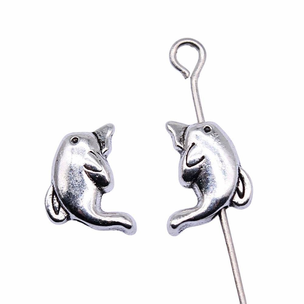 Small Hole Spacer Beads Minimalist Animal Charms For Pet Jewelry Components