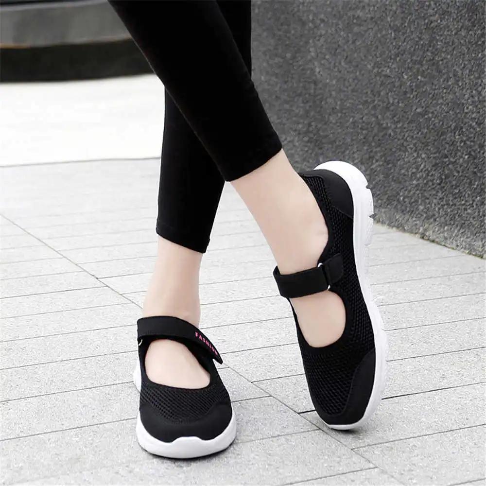 Fashion Breathable Sumer High Sole Women Sneakers Oxford Women's Heel Shoes Green Boots For Woman Sports Wide Foot New In Leisure