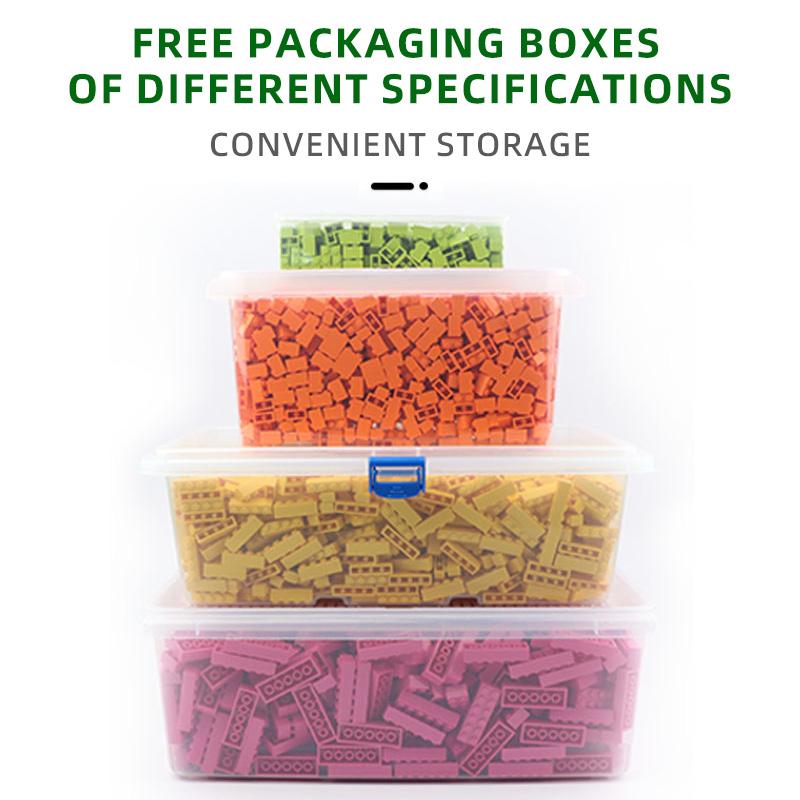 Non-Toxic 14Pcs/Lot Concave Window Leaf Building Blocks Moc Accessories Compatible With Bricks Children Toys Gift Box