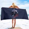 Japanese Samurai Beach Towel Super Soft Water Absorbent Bath Towels Mens Light Bath Towels Water Absorpt Swim Bath Towels