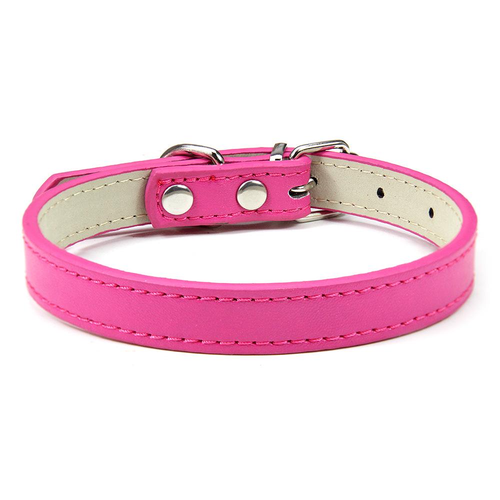 PU Leather Collar for Small & Medium Dogs & Cats - 2024 Pet Accessories