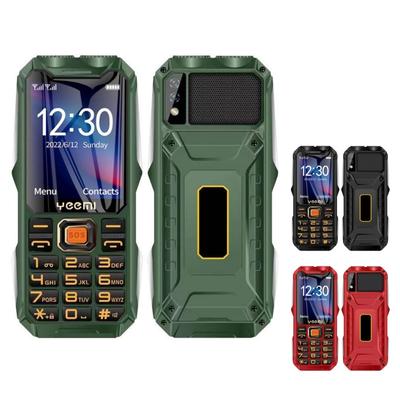 YEEMI Q8 GSM 2G Mobile Phone 2.4inches HD Screen Dual SIM Dual Flashlight Rugged Phone Large Button Big Battery Cellphone
