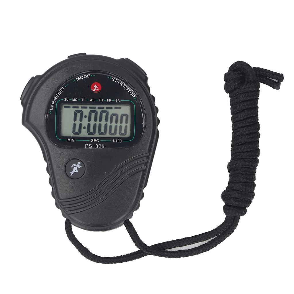 Digital Sports Stopwatch Water Proof Large Display Handheld Stopwatch Timer for Running Football Fitness