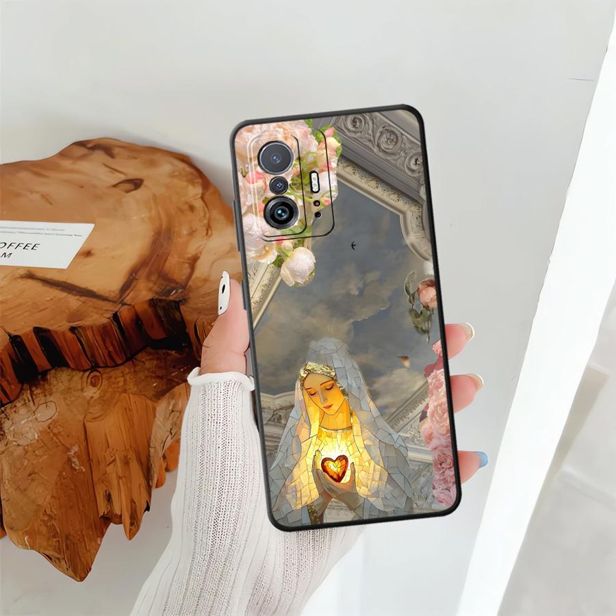 Holy Mother Funda Phone Cover Case for Xiaomi Mi 11T 10T 11 12T Pro 13 Lite 12X 12 14