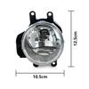 Right Fog Lamp Light For Toyota Hilux Revo Rocco 2018 2019 With Bulb