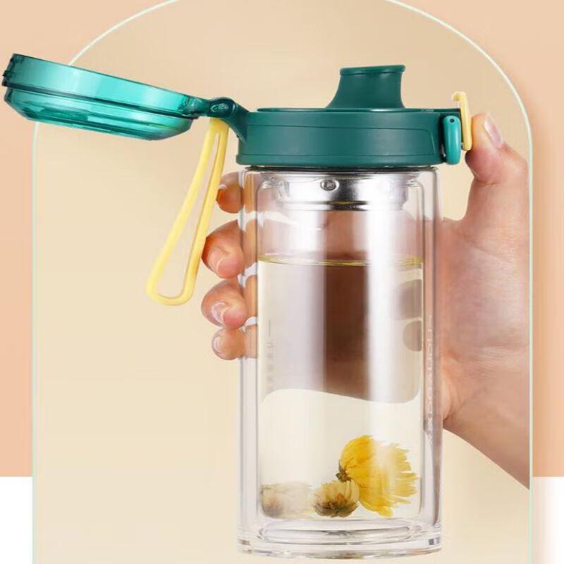 Fuguang Yile Double-Layer Glass Cup 300ml