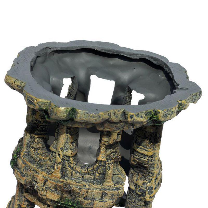 Buy Colosseum Aquarium Fish Tank Landscaping Decoration Vintage Home ...