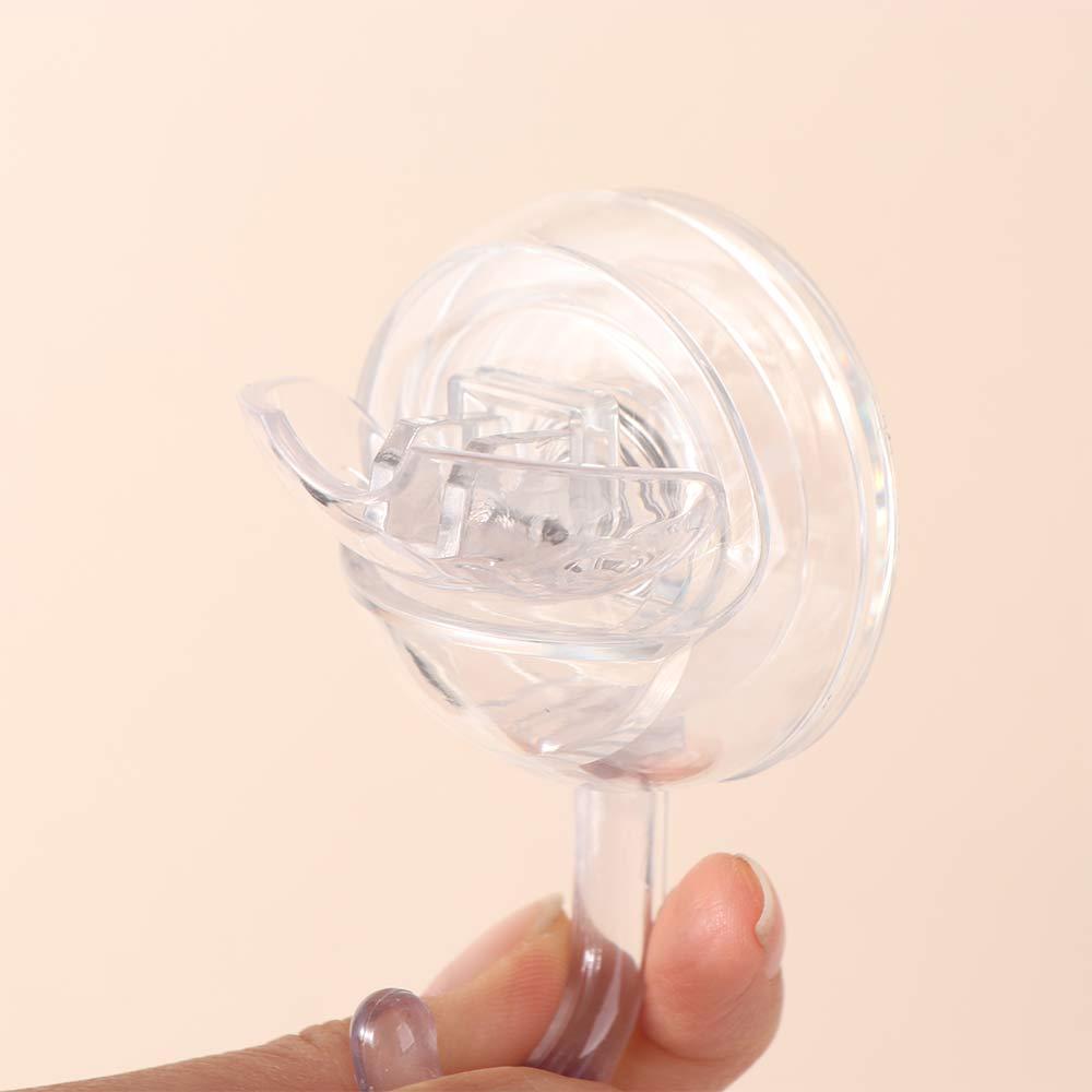 2Pcs Decorative Suction Cup Hook Plastic Towel Hanger Versatile Clothes Towel Storage Hook Kitchen