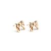 Niche Design Simple Golden Bow Earrings for Women In Summer High-end Earrings Small and Fashionable Earrings