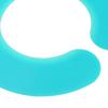 Hair Cutting Collar Strong Toughness Easy Clean Waterproof Comfortable Soft Hair Dyeing ShawlCyan
