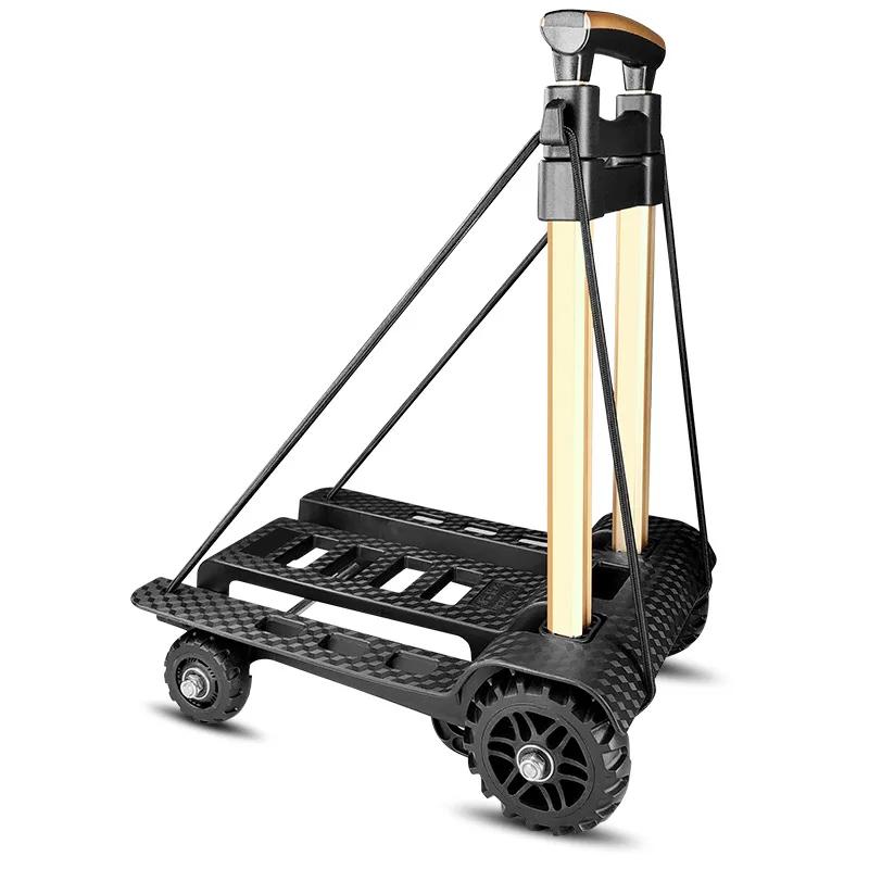 Silent 4-Wheel Folding Hand Truck Dolly