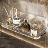 Acrylic Toilet Storage Rack Bathroom Non Perforated Wall Mounted Washbasin Cosmetic Storages Rack Household Bathroom Portable Storage Tool Ya397