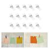 80/90PCS Push Pins with Clear Clip for Cork Board, Clear Push Pins Clip Notice Board Thumb Tacks for for Notes Photos