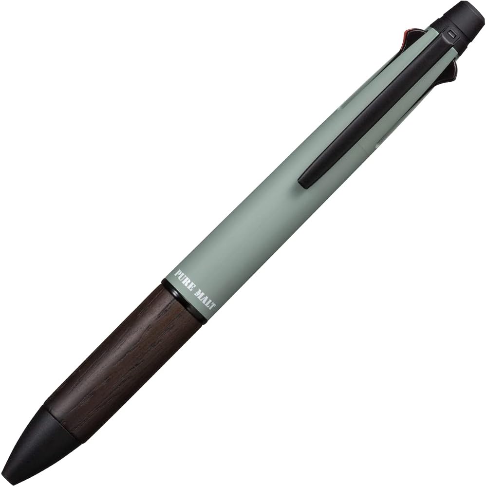 Mitsubishi Pencil Multifunction Pen Jet Stream Inside Pure Malt 4 & 1 0.5 Limited Edition Eucalyp...