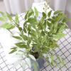 Simulated Willow Leaf Multicolor Artificial Green Plant Hotel Home Decoration