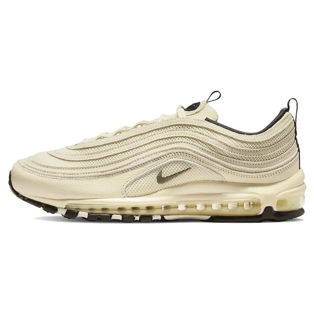 

Кроссовки унисекс Nike Air Max 97 Coconut Milk Белый Карго-Хаки Черный DV5451-100 43