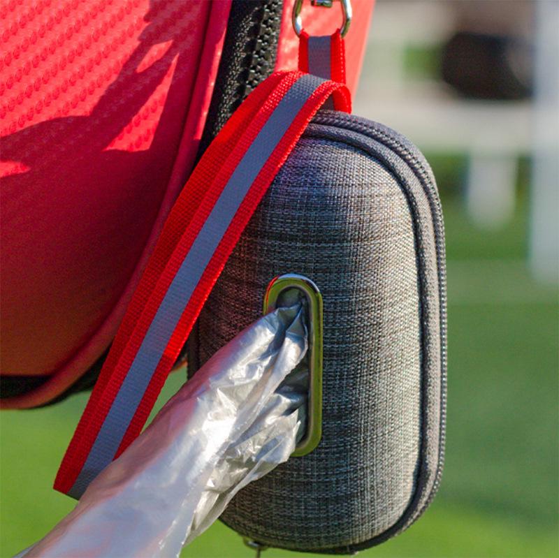 Portable Dog Poop Bag Dispenser with Hook for Walking