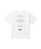 Quick-Dry Lettering S/S T-Shirt GS-S26MMTTS18 T-shirt, Short Sleeve, Men's/Women's, White, Size M