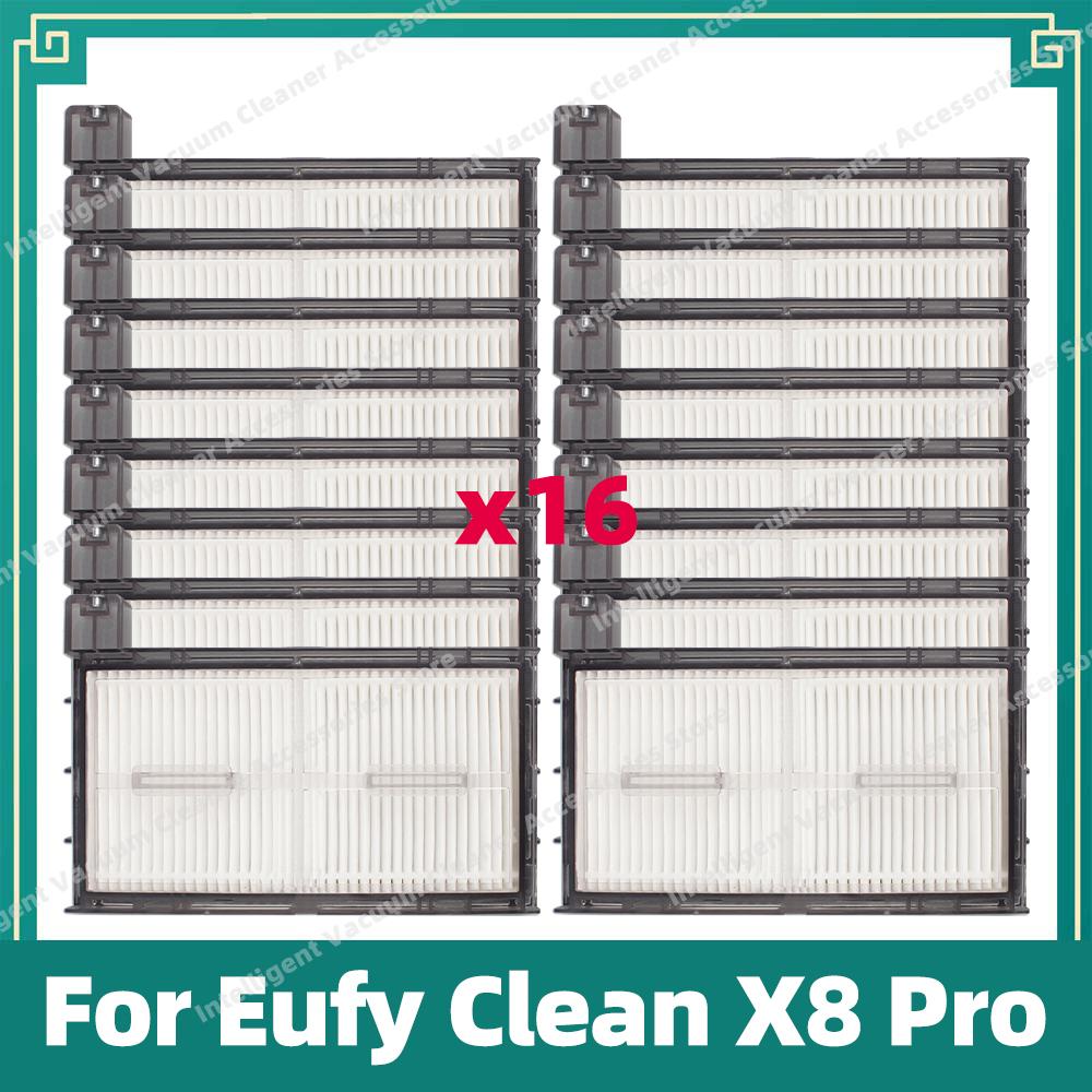 Compatible For Eufy Clean X8 Pro SES Vacuum Cleaner Main Side Brush HEPA Filter Dust Bag Mop Cloth Accessories Parts Kits