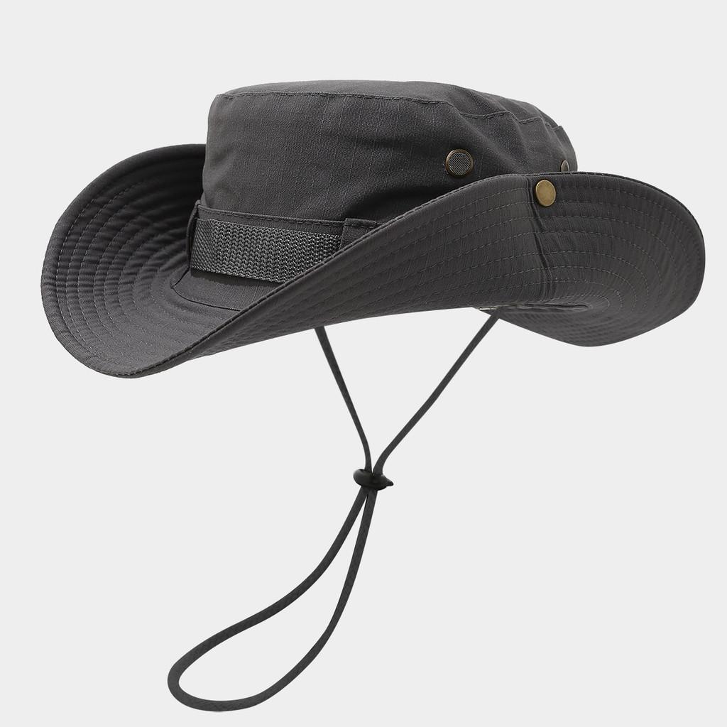 Wide Brim Fisherman Hat For Men Women Sun Protection Breathable Outdoor Summer Accessory