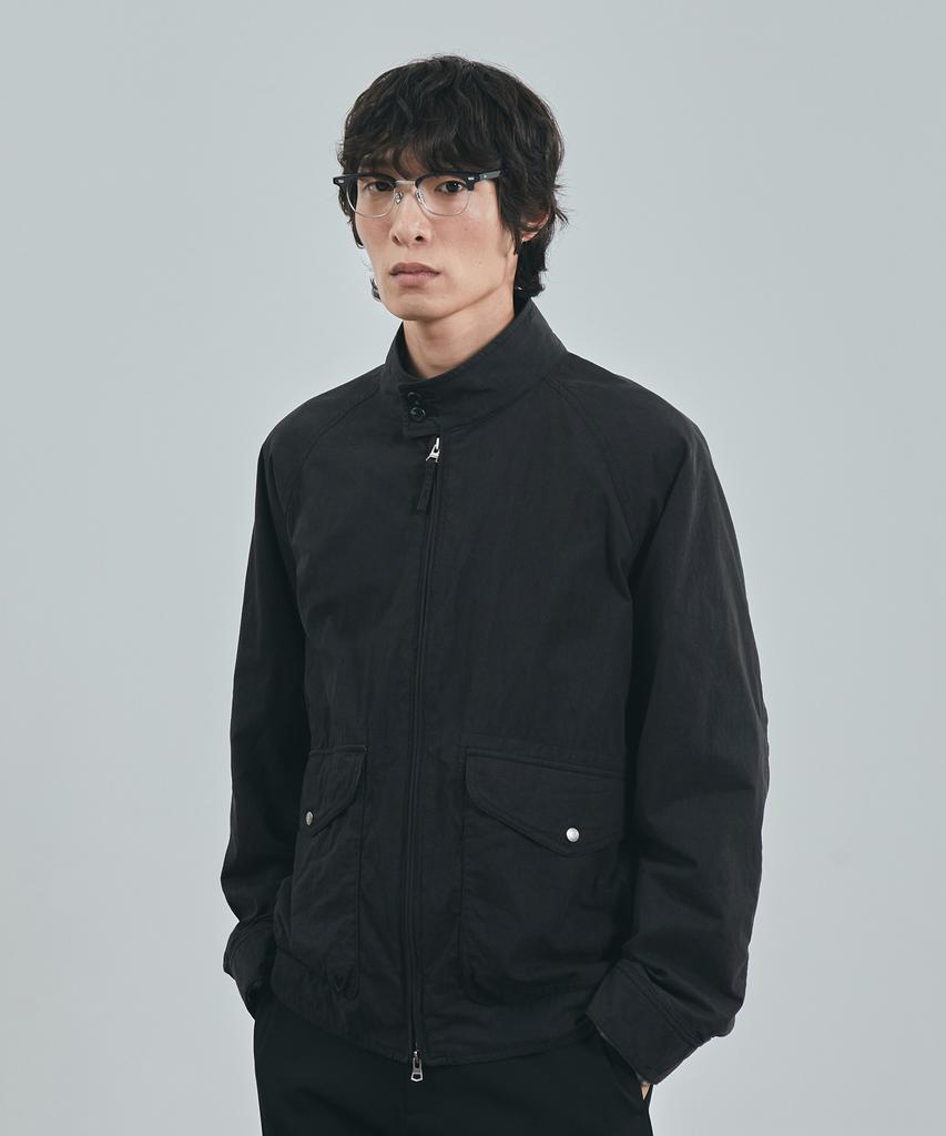 Uniform Bridge Washed Herrington Jacket Black