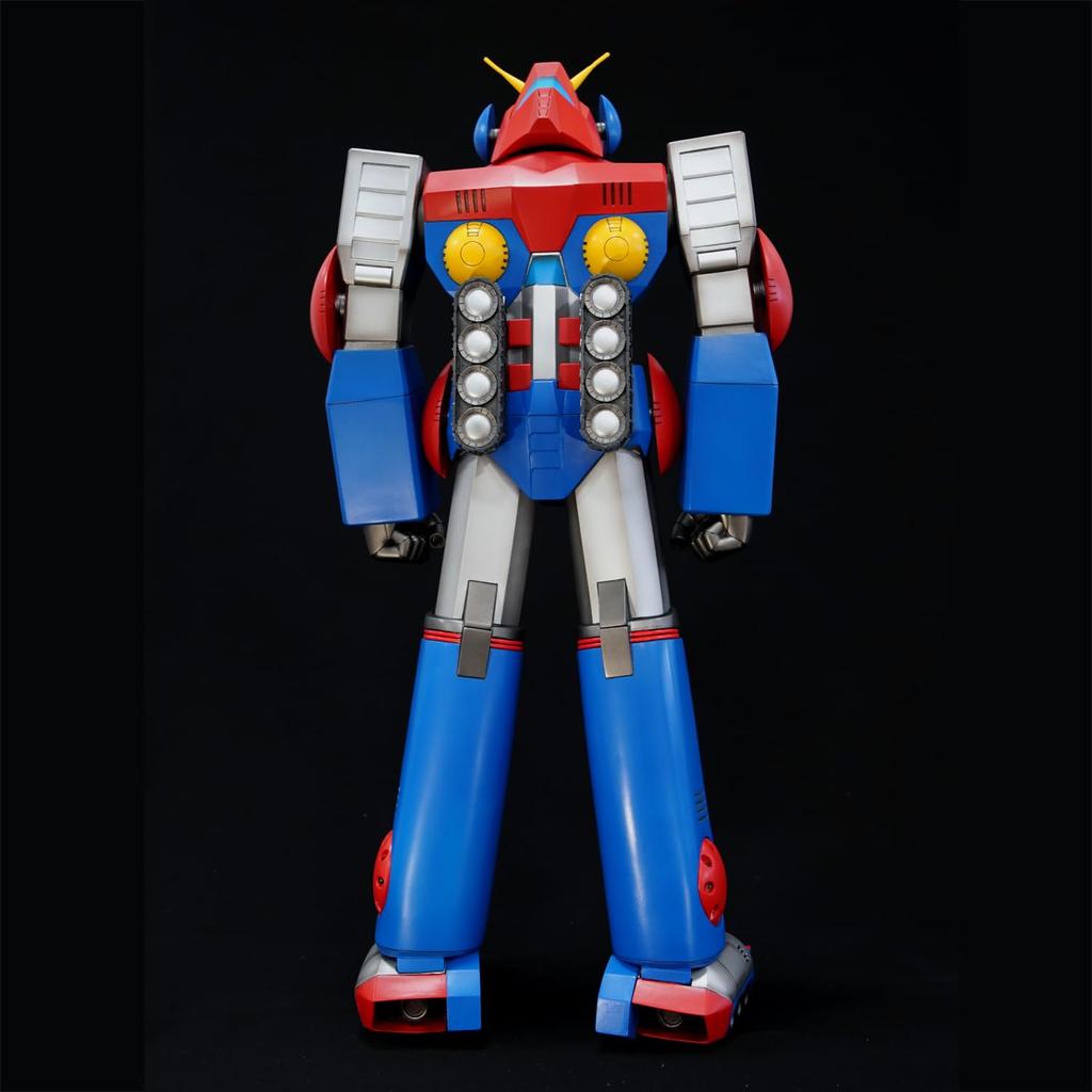 Chodenji Robo Combattler V Kit Mega Vinyle Souple Édition Réédition Environ 50 cm de Haut Vinyle Souple Kit d'Assemblage Non Peint Non Échelle
