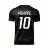 France National Team No.10 Jersey Mbappé Navy Blue Football Top, Soccer Fan Top, Summer, Black