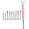 1 x Pen 10 x Pen Head Detachable Gel Pen Detachable Nail Art Brush  Diy Nail Decoration