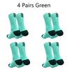 4pairs Professional Cycling Socks Tube Men's and Women's Outdoor Sports Quick-Drying Four Seasons Bicycle Socks Running Socks
