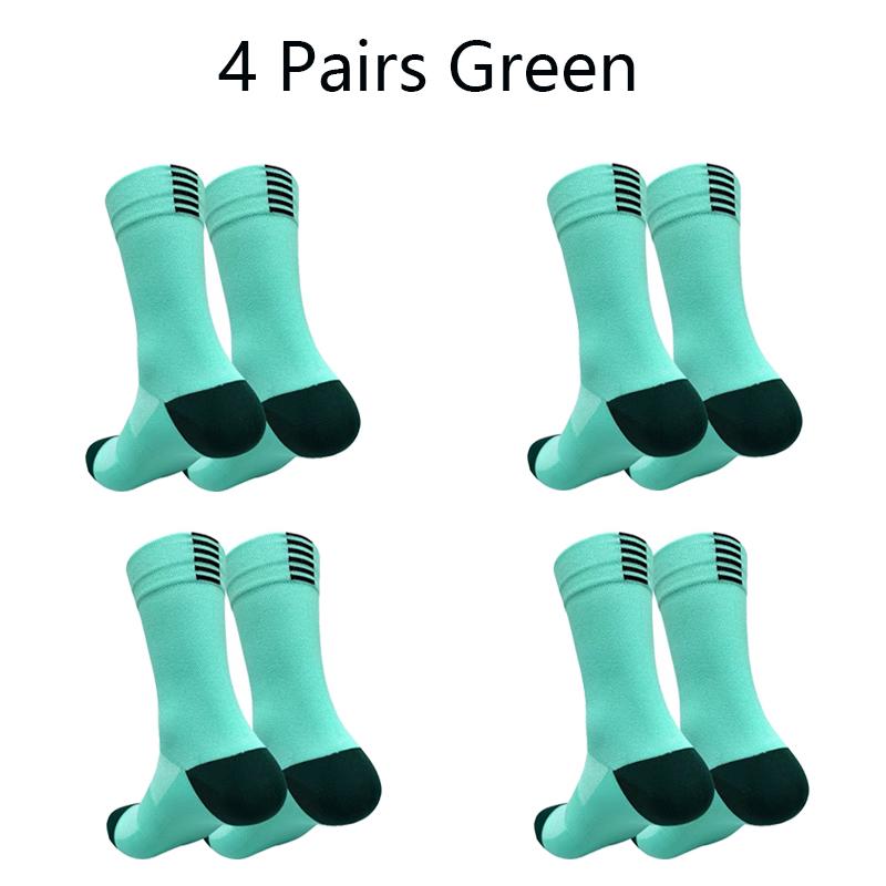 4pairs Professional Cycling Socks Tube Men's and Women's Outdoor Sports Quick-Drying Four Seasons Bicycle Socks Running Socks