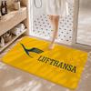 Airline Brand L-LufthansaS Floor Mat Non-Slip Absorbent Floor Mat Decorative Rug for Home Bathroom Bedroom Entryway
