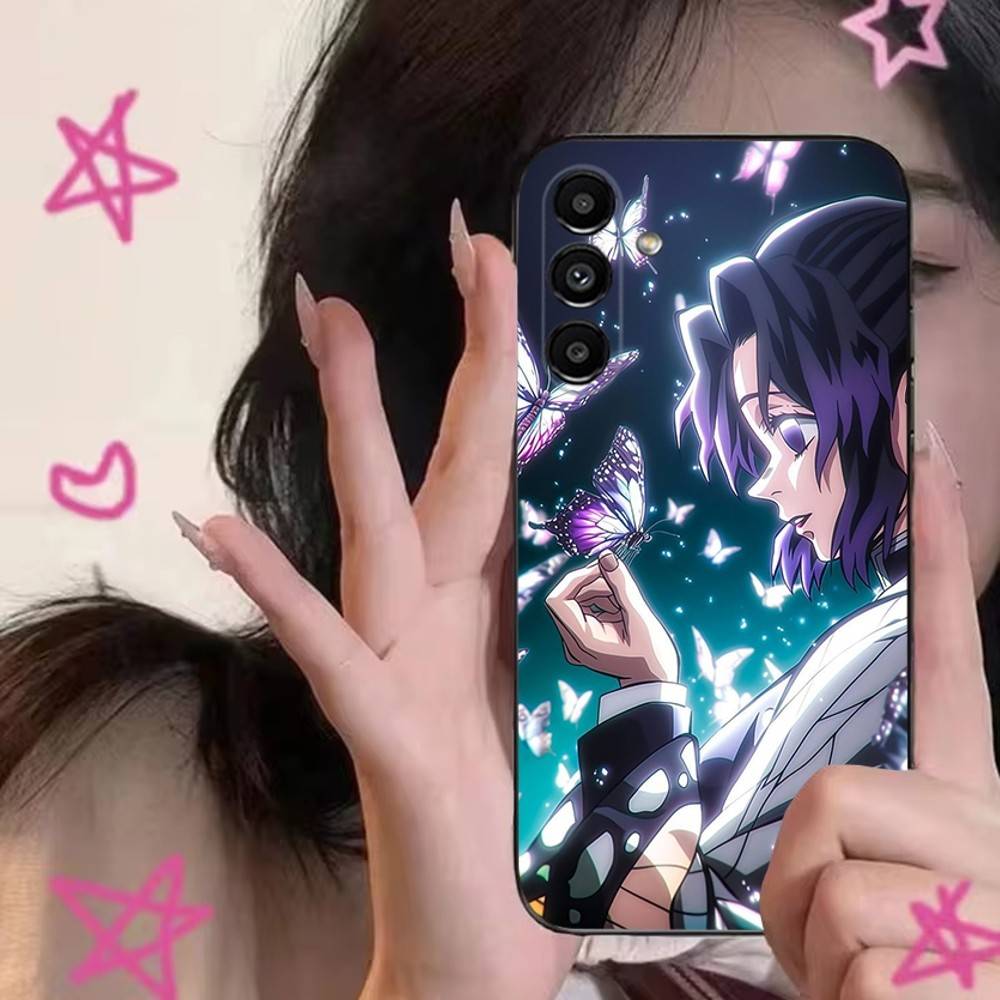 S-Shinobu Kocho Phone Case For Samsung S24,S21,S22,S23,S30,Ultra,S20,Plus,Fe,Lite,Note,10,9,5G Black Soft Cover