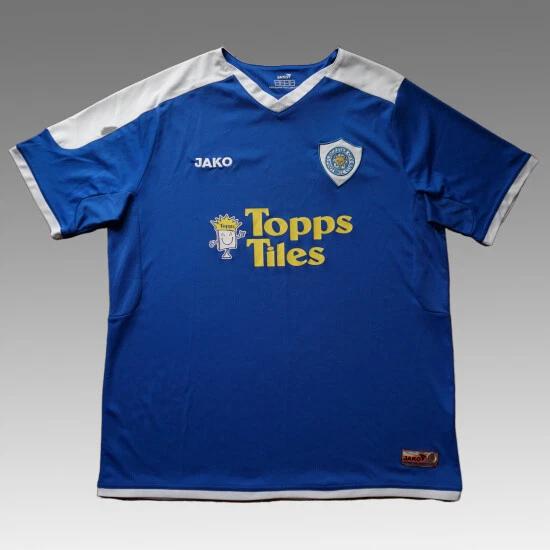 

Leicester City 2007 2008 2009 Home Football Soccer Shirt Jersey Jako Kit Vintage S