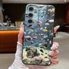 Turtle Fish Print Case For Samsung A57 A37 A17 A56 A36 A16 A55 A35 A15 A54 5G S21 FE S22 S23 S24 Plus S25 S26 Ultra Leather Texture Silicone Cover