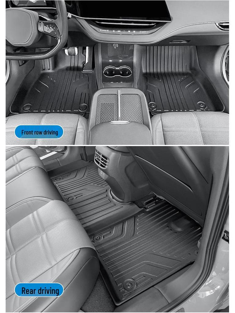 Customized TPE Floor and Trunk Mats for 24 Hongqi EH7 Models - Eco-Friendly and Car-Specific