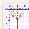 Heart Pattern Button Set for DIY Crafts: Cute Handmade Sewing, Clothing Decor, Hair Ties, Bracelets, and Charms