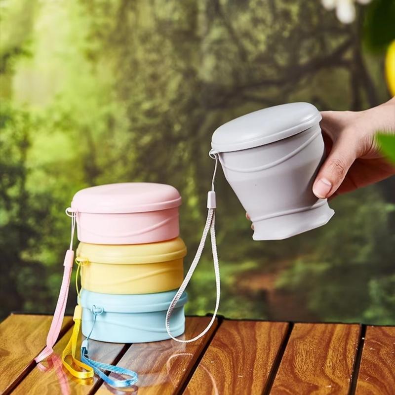 Collapsible Silicone Water Cup – Portable, Leak-Proof & Bpa-Free For Travel, Hiking, Camping, Gym, Office