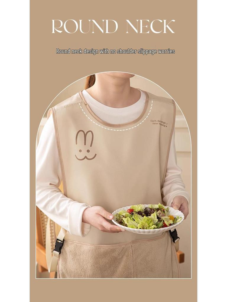 Wasserdichte, Ölbeständige Ärmellose Küchenschürze - Leicht zu Reinigen und Hochwertiges Design