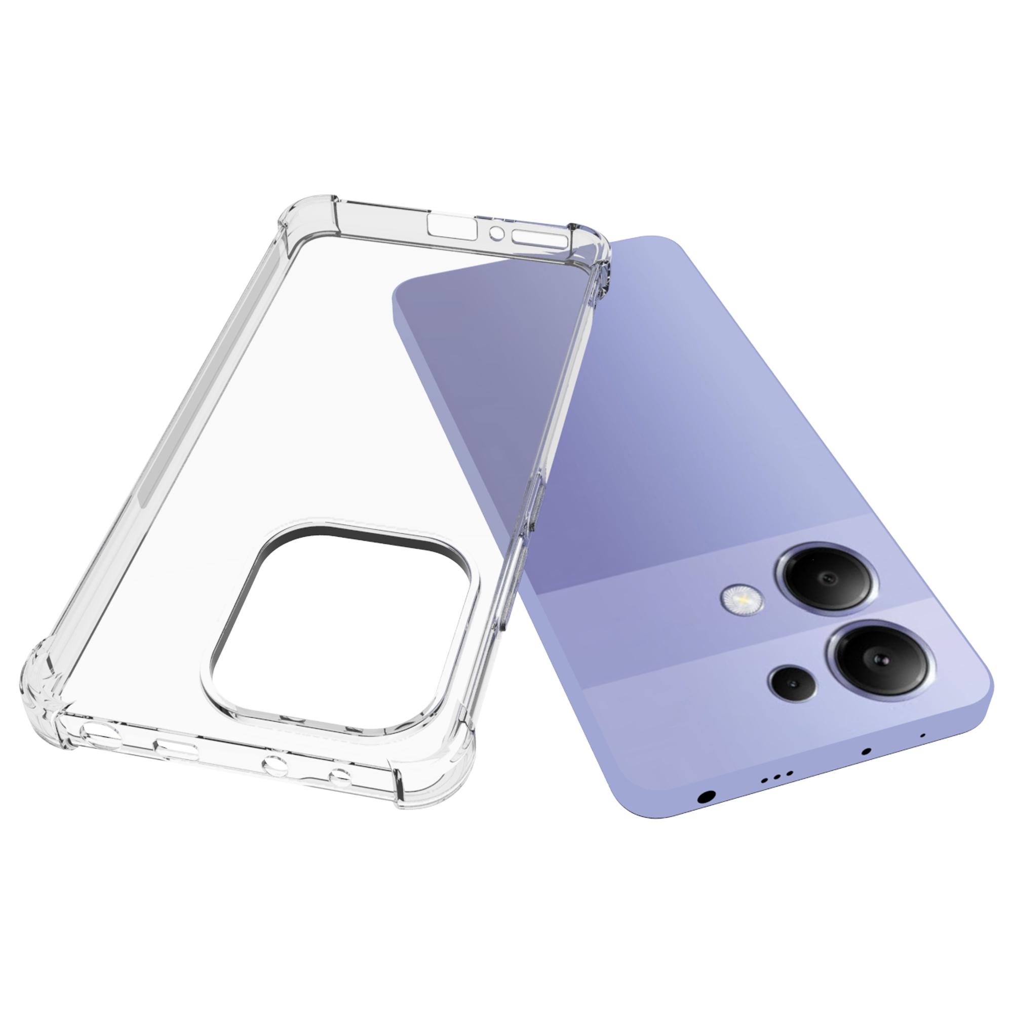

For Xiaomi Redmi Note 13 4G Clear Phone Case Soft TPU Shockproof Phone Cover A
